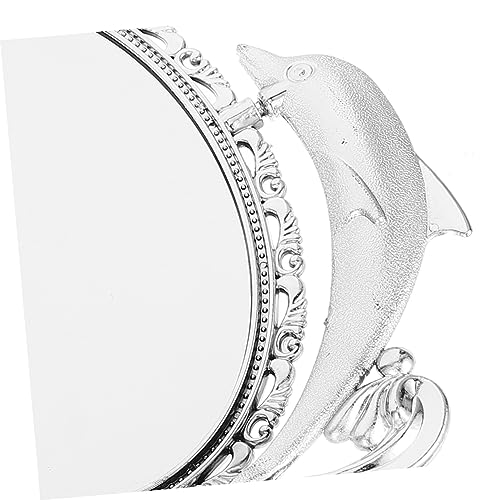 Miroir de maquillage élégant avec décor de miroir de bureau raffiné