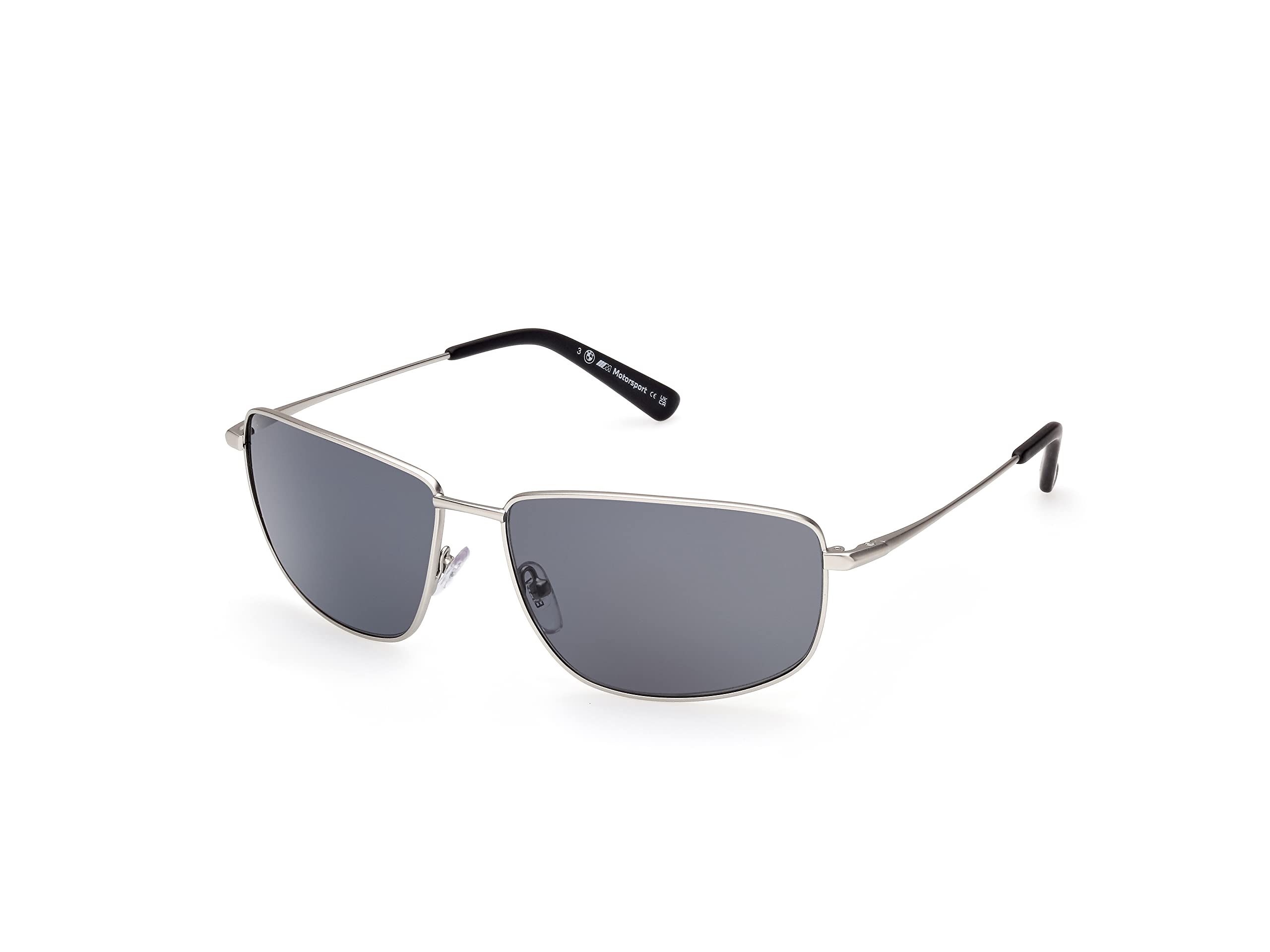 BMW MOTORSPORT BS0027 Lunettes de soleil Palladium Mat 62 Homme, Palladium mat, 62 cm