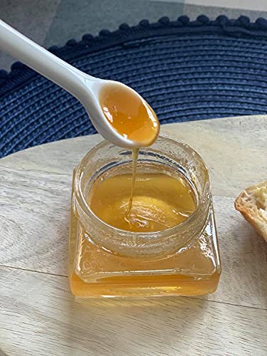 Cks White Small Ceramic Spoon 11 Cm | Perfect Size For Honey Jam Jar Salt Mustard Jars #TOP1