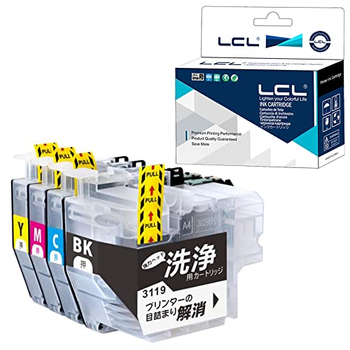 Amazon.co.jp: LCL プリンター 洗浄液 Brotherに適合する LC3119-4PK +
