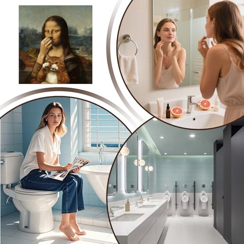 Image murale de salle de bain vintage avec chat mignon pour une ambiance rétro unique