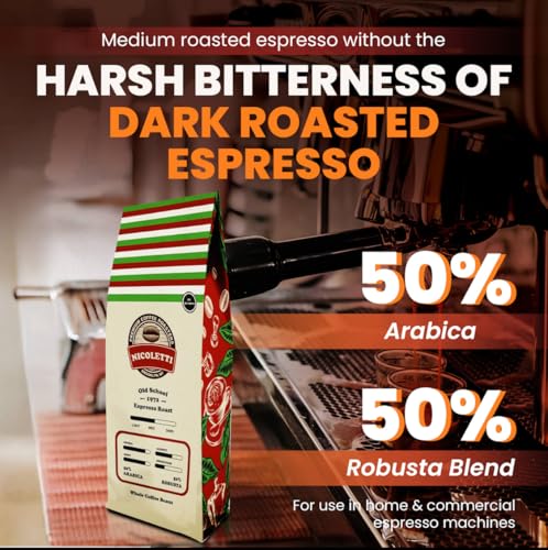 Nicoletti Old School 1972 Espresso Roast En Grano 2 lb miniatura 6