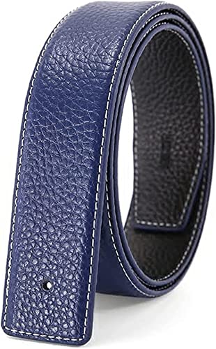 Reversible Genuine Leather Belts For Men/Women Replacement Belt Strap Without Buckle 1.5