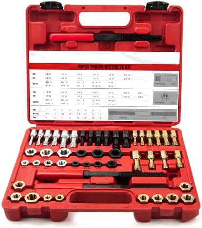 Engine Block Thread Chaser Amazon.com: 49PC Thread Repair Thread Chaser Tool Set, Clean, Chase ...