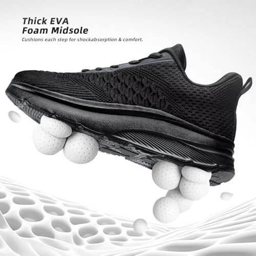 Men's Wide Toe Walking Shoes Casual Trail Running Sneakers Cross-Trainer Tennis Non Slip Athletic Gym Workout Soft Sole 5