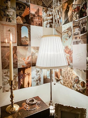 Image of Paper9store Pack of 50 Aesthetic Wall Collage Kit - 4?6 Inches Self Adhesive Wall Posters for Bedroom, Living Room, Office A6 Size (Boho netural)