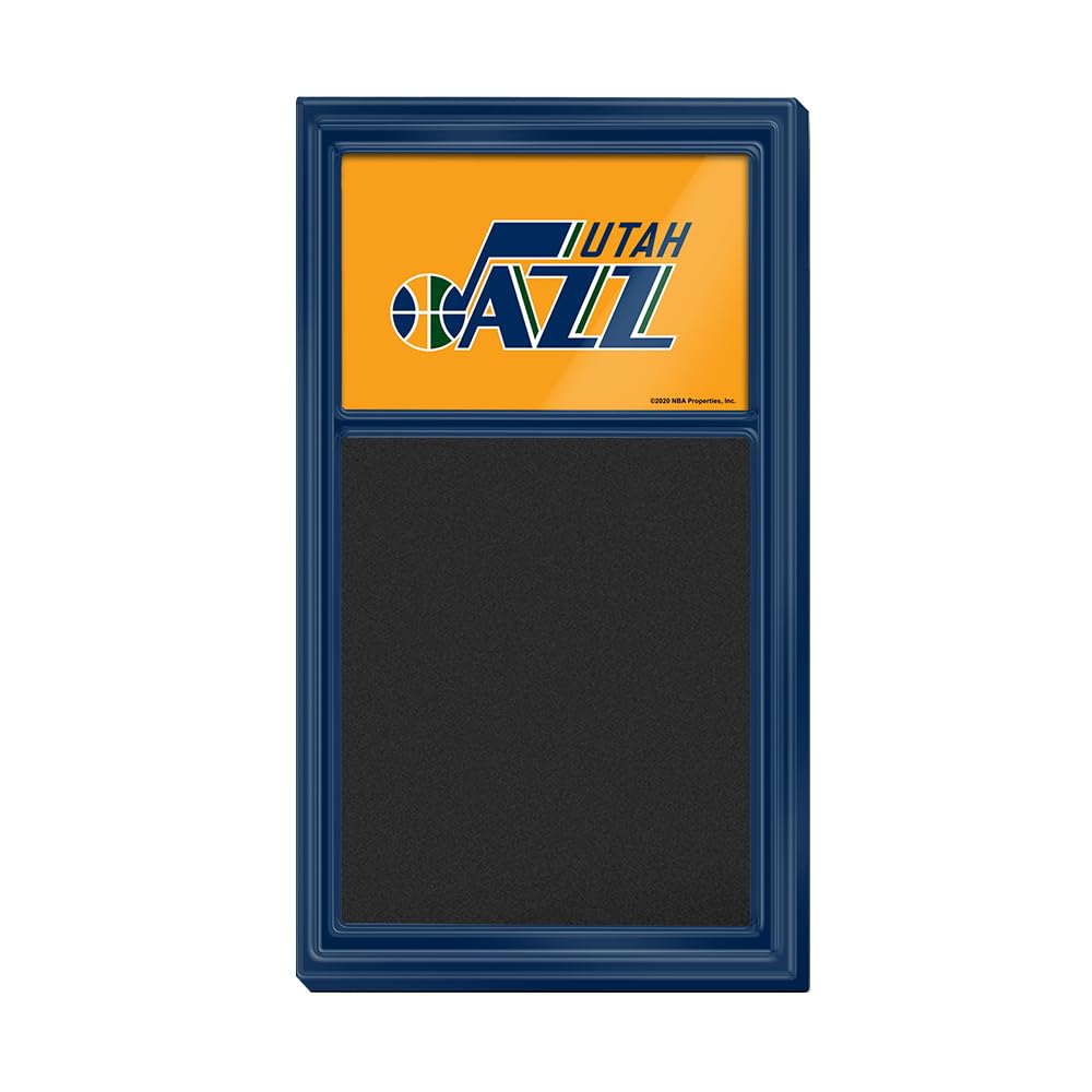 The Fan-Brand NBA Utah Jazz: Logo Dry Erase Note Board- Sports Decor for Home, Game Room, Fan Cave & Garage - USA Made