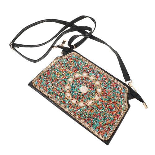 Pochette vintage perles de soirée haut de gamme pour femme Healvian