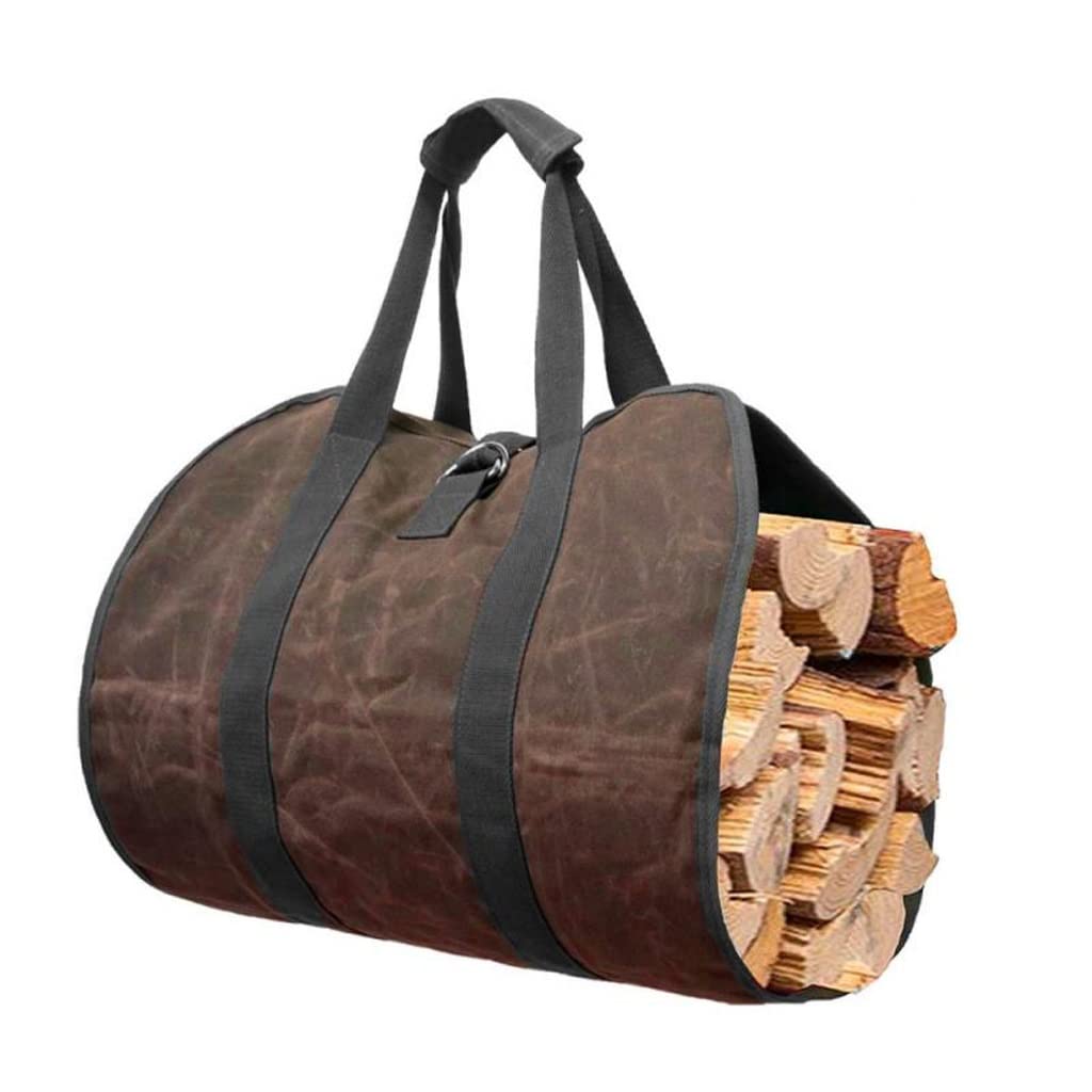 Borsa per legna da ardere in tela di grandi dimensioni Borsa per legna da ardere nera Borsa in legno per camino Cesto in feltro Tasca per legna da ardere Cesto per legna da ardere little surprise