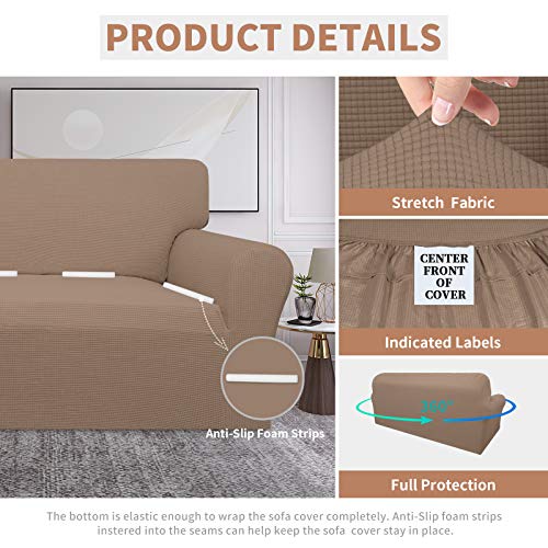 Image of Easy-Going 100% Waterproof Couch Cover, 3 Cushion Oversized Sofa Cover