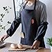 wsxcfyjh Fartuch kuchenny Pinafore gotowanie fartuch kuchenny dla kobiet mężczyzn szefa kuchni kelner kawiarnia sklep grill fryzjer fartuchy śliniaki akcesoria kuchenne - szary