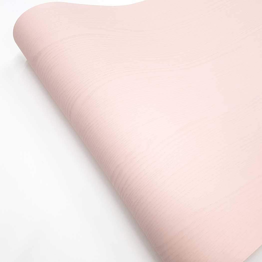 Papier peint mat effet bois autocollant rose pâle RoyalWallSkins