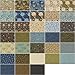Morris Manor Charm Pack by Barbara Brackman; 42 5-inch Precut Fabric Quilt Squares