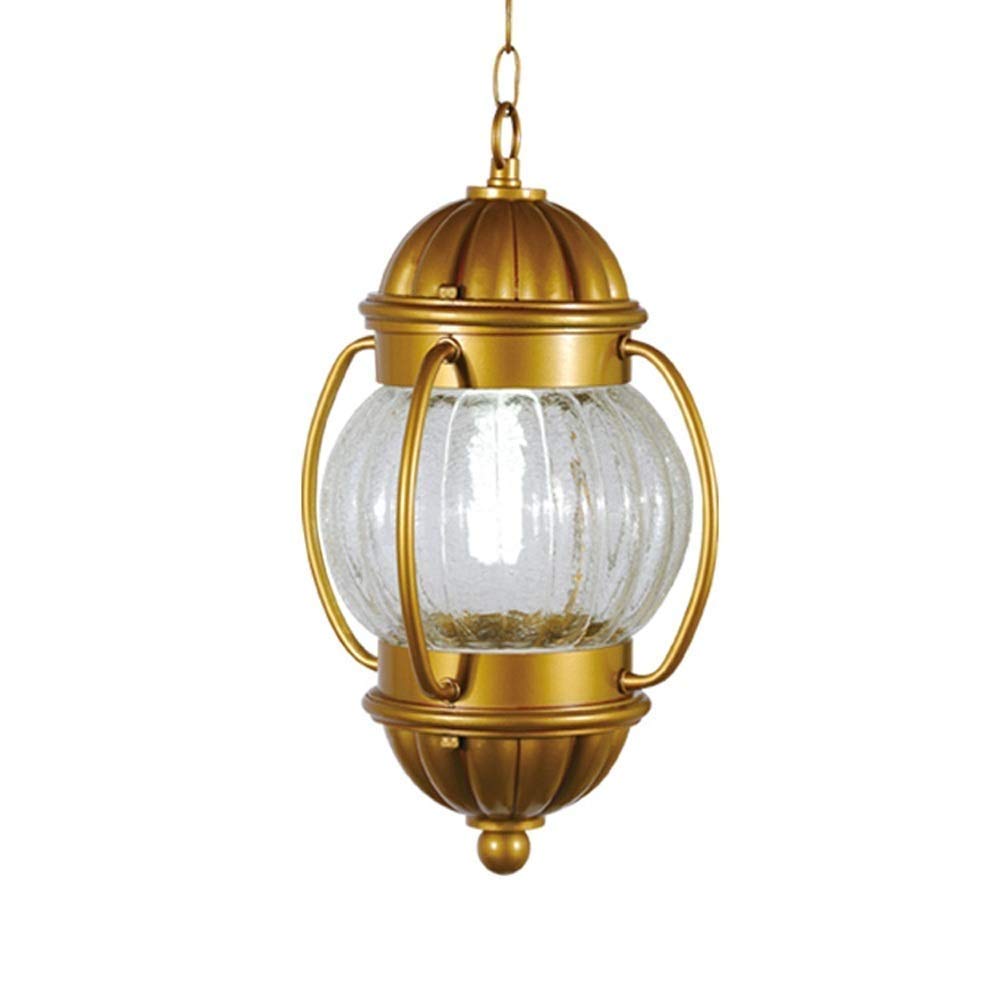 Lanterne en verre IP54 pour éclairage extérieur suspendu