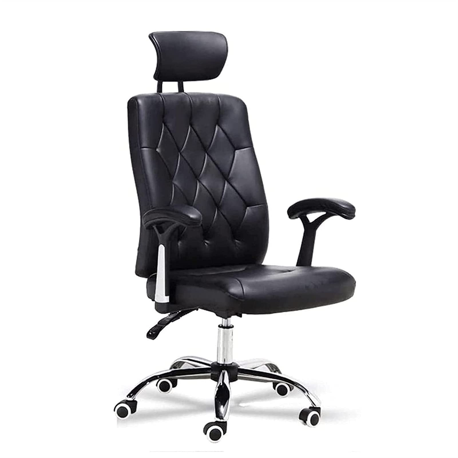 Fotel biurowy Boss Fotel biurowy Ergonomiczny fotel biurowy Regulowany fotel komputerowy z wysokim oparciem, Fotel biurowy PU Skórzany fotel konferencyjny dla kadry kiero