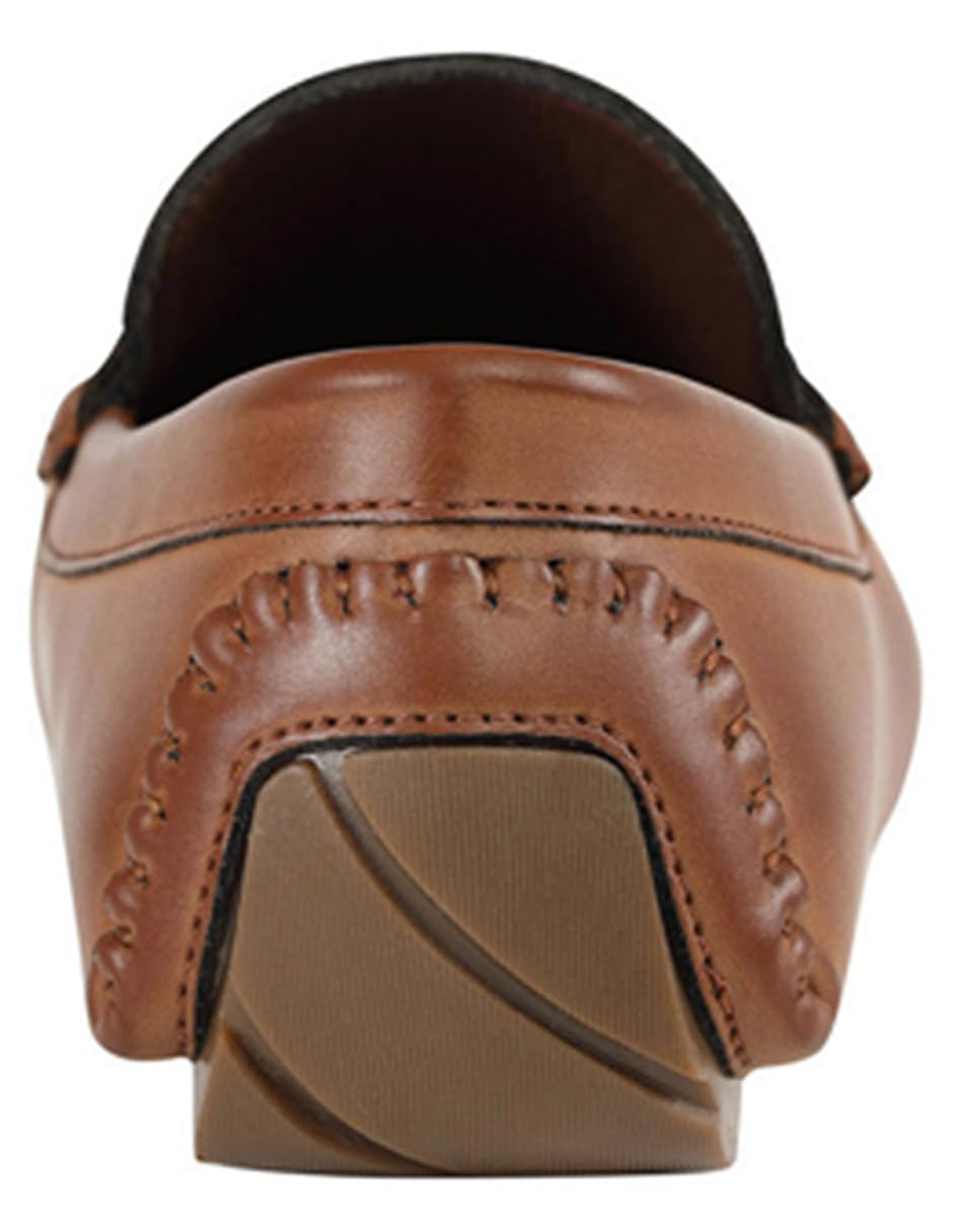 Guess Mocasines Aarav Estilo conducción para Hombre, Cognac 210, 7.5 UK