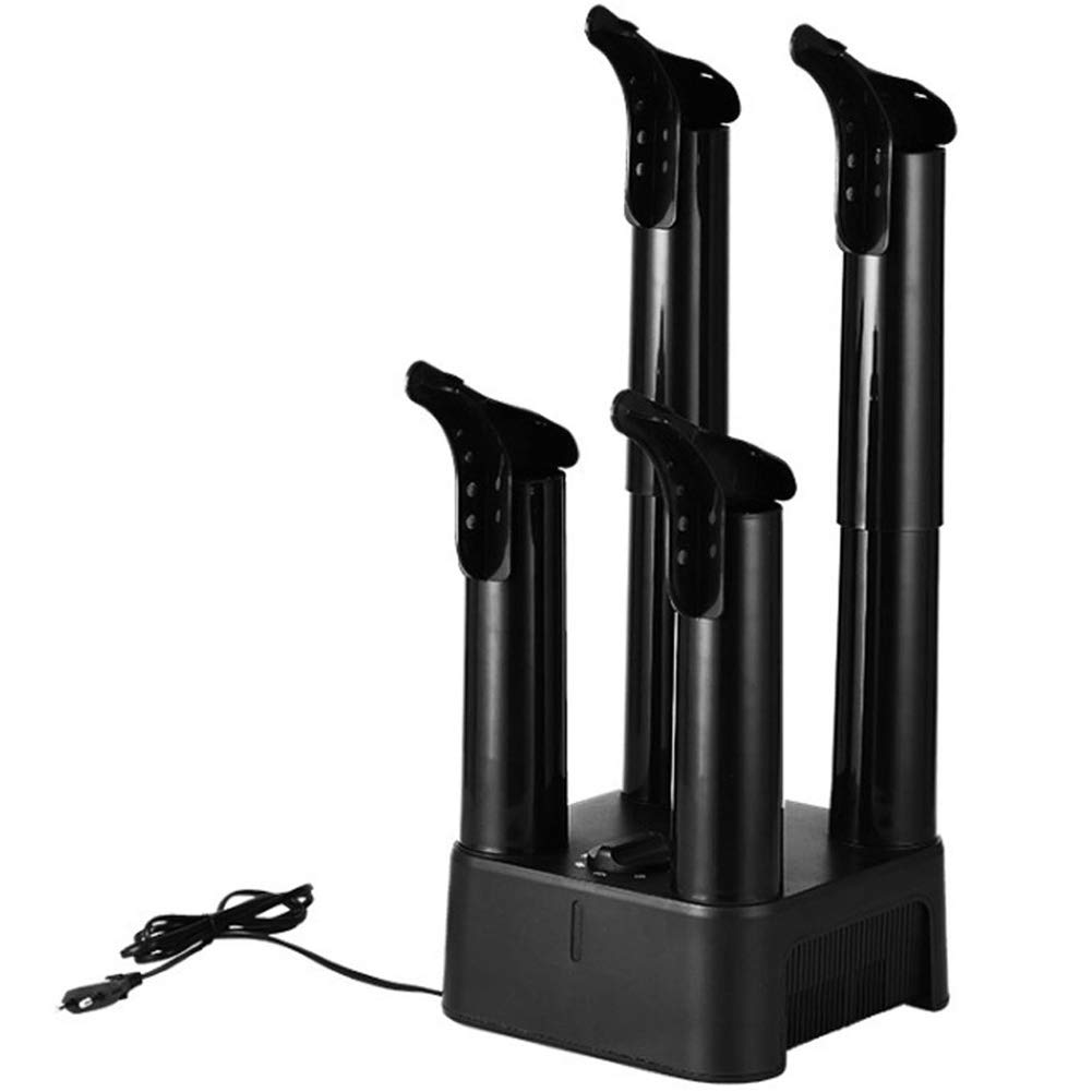 Sèche-bottes - Sèche-chaussures électrique 4 en 1 avec minuterie de 180 minutes, chauffe-bottes électrique à séchage rapide pour chaussures, bottes, gants, chaussettes, chaussures de ski, sèche-b