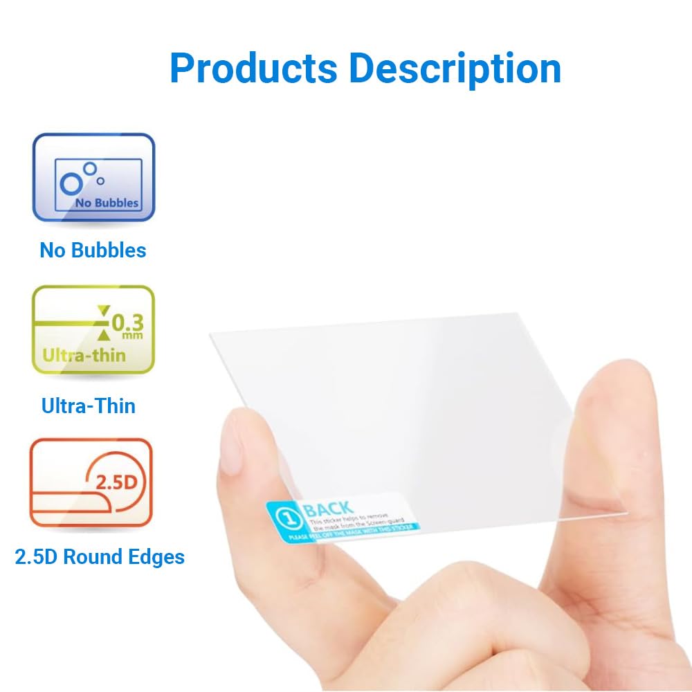 Image secondaire de JJC Lot de 2 Protections d'Écran en Verre Trempé pour Fujifilm X-E5