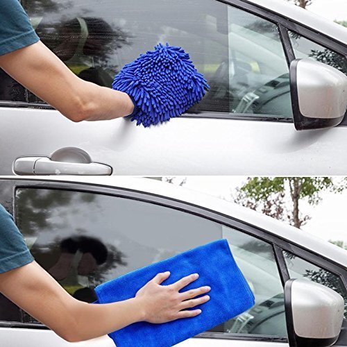 Ariel-gxr, guanti in microfibra per lavaggio auto