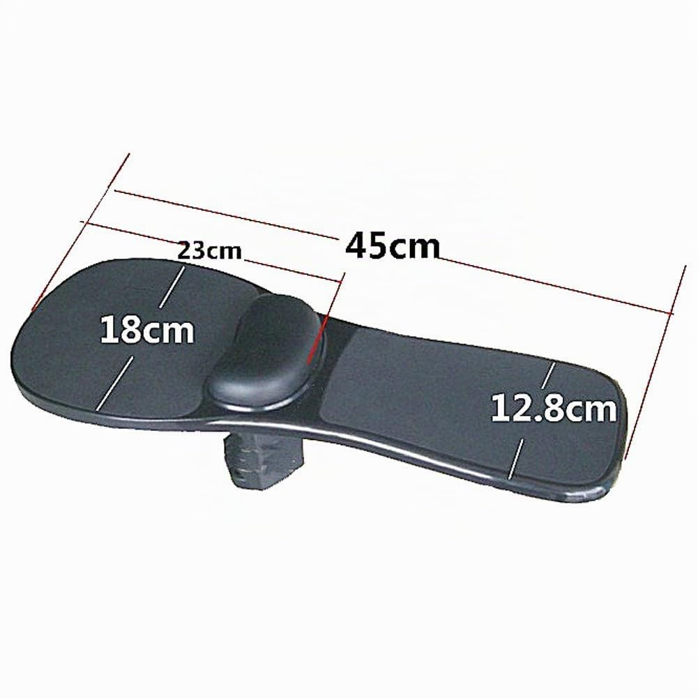Tappetino per mouse con poggiapolsi per computer, supporto ergonomico per la spalla e la mano, per casa e ufficio, estensore durevole per bracciolo, sedia da scrivania