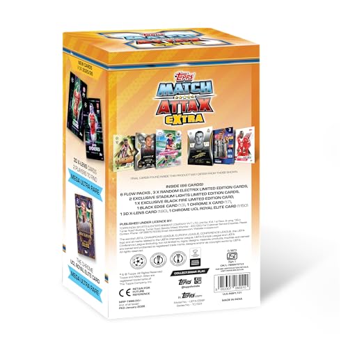 Image of Topps UCC Match Attax Extra 2026 Trading and Collectible Card Game (Super Smart Pack)