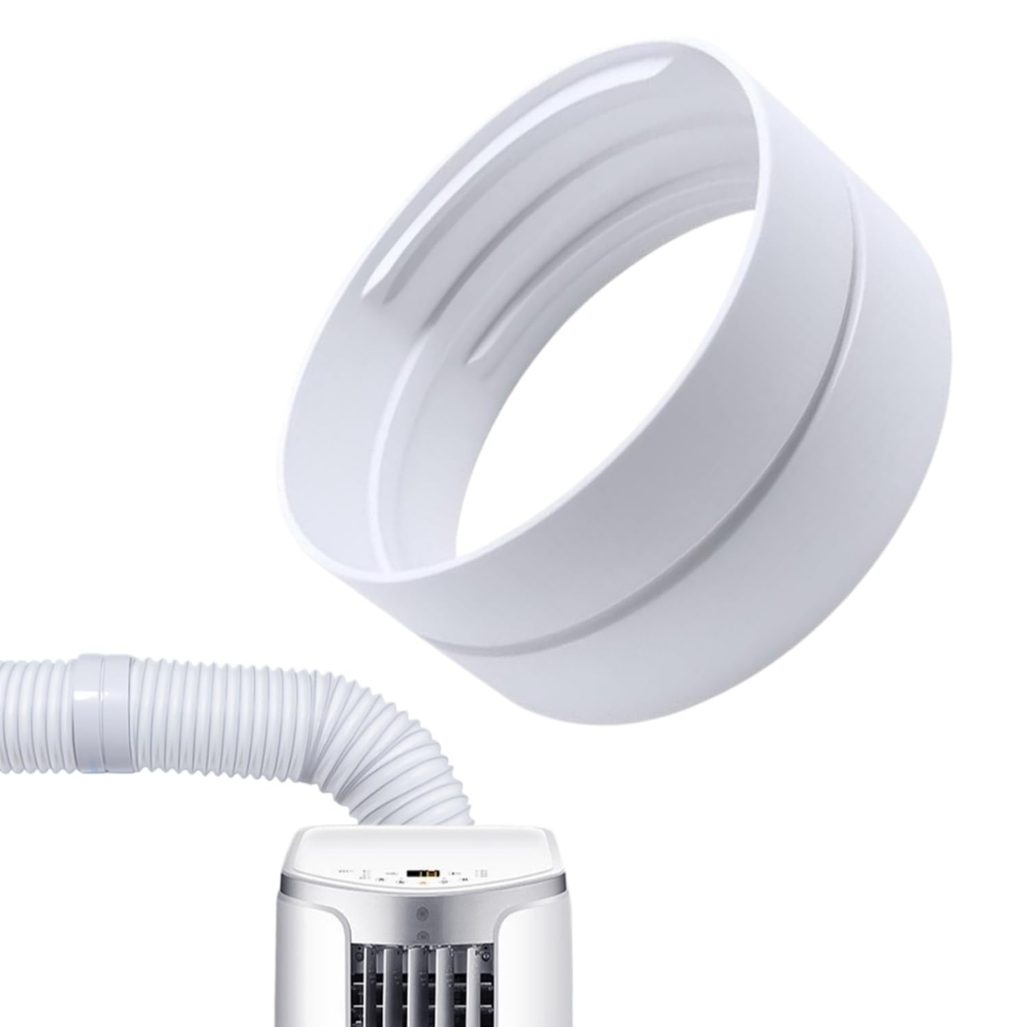 Air Conditioning Hose Extension,Exhaust Hose Connector for Air Conditioner,Universal 5.9 Inch Air Conditioner Hose Connector,Universal Exhaust Adapter for Portable Air Conditioner (Hose Extension)