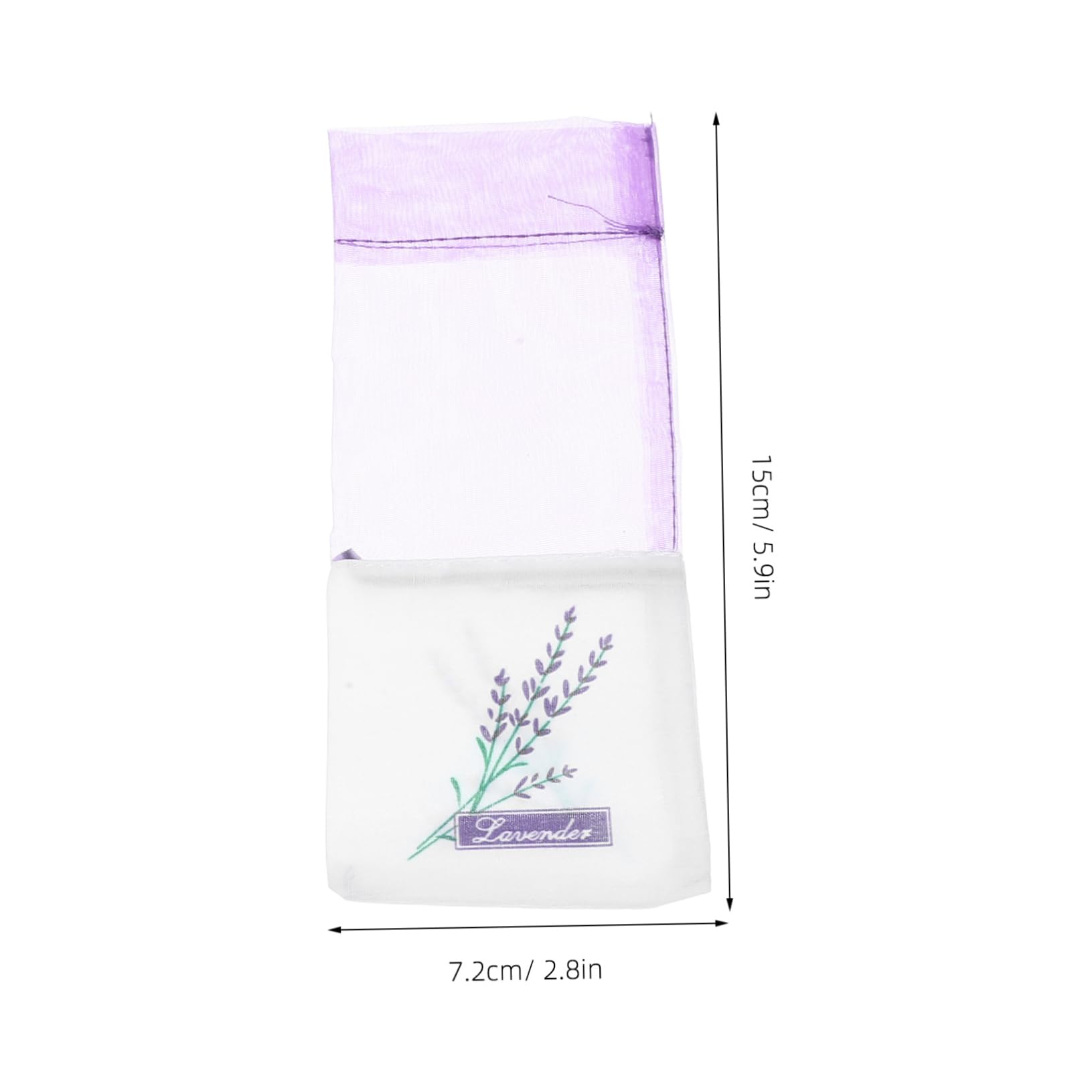 Didiseaon 1set Lavender Sachet Bag Gauze Bags for Lavender Dried Lavender Bag Bags Sacks for Lavender Sachets Scented Bag Empty Lavender Organza Bag Sachets Craft Bag Cloth Purple 60pcs