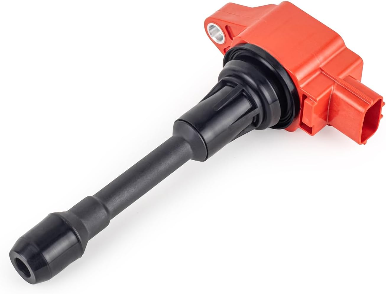 ENA 4 Red Ignition Coil Pack and Double Iridium Spark Compatible with Nissan 2007 2008 2009 2010 2011 2012 2013 2014 2015 2016 2017 2018 2019 Altima Rogue Sentra Cube Versa 2.5L 2.0L 1.6L 1.8L L4