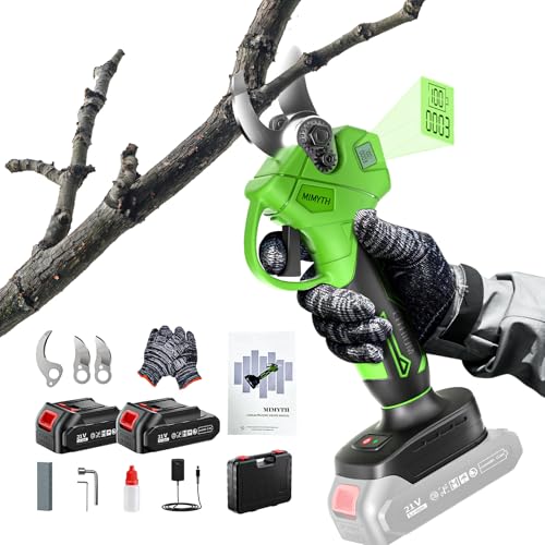 Cordless Electric Pruning Shears for Gardening, Brushless Electric Scissors & Pruners for Gardening...