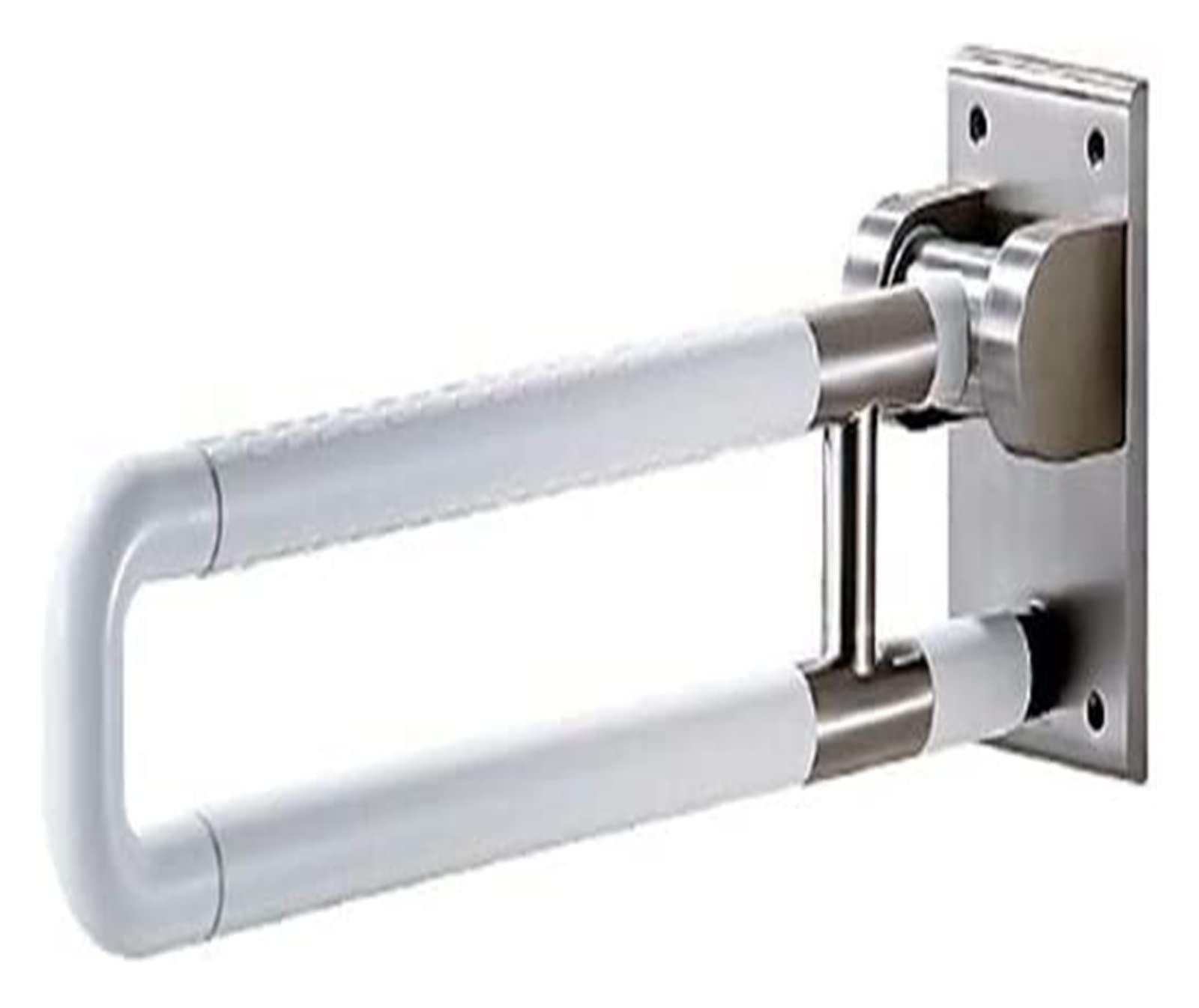 Barre d'appui pliable en acier inoxydable durable pour WC PMR