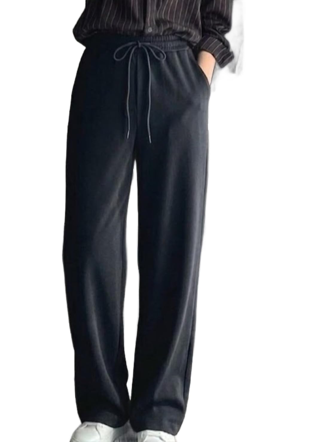 dockstreet Track Pant for Women || Baggy Fit || Track Pants || Full Elastic Jogger Track Pant ||-picture-40