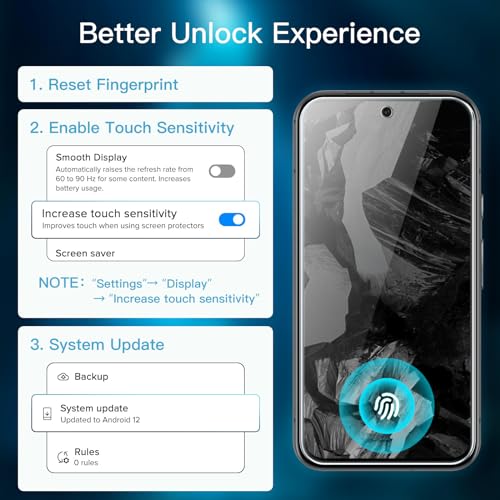 Image of JETech Tempered Glass Screen Protector Guard for Google Pixel 8a with Easy Installation Tool, Fingerprint Compatible, HD Clear, 3-Pack