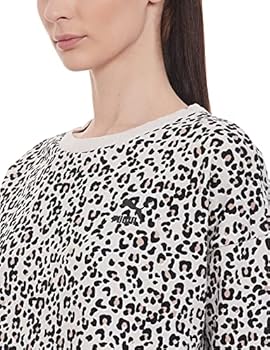 PUMA Women's Classics Graphics AOP Crew Sweatshirts, Beige (Vaporous  Gray-Animal Aop), Medium: Buy Online at Best Price in UAE - Amazon.ae