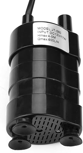 Miniatura 9 de Alta bomba de agua sumergible sin cepillo de DC de la cabeza hidráulica 12V -20-90 para el acuario de la fuente, bomba sumergible