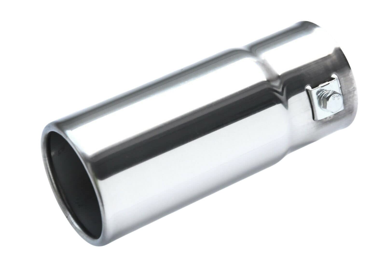 Recambo Exhaust Trim Stainless Steel Chrome Angled 172 X 63 Mm Exhaust Trim Plug & Play Universal - View #2