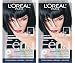 L'Oréal Paris Feria Multi-Faceted Shimmering Permanent Hair Color, 21 Starry Night, 2 COUNT Hair Dye