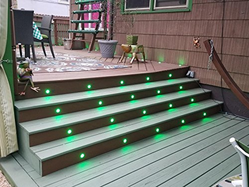 Fvtled Outdoor Deck Lights Kit Shell Φ45Mm, 10-Pack Rgb Led Deck Lights 12V Low Voltage Ip67 Waterproof For Garden Yard Stairs Patio Floor Kitchen Decoration Inground Landscape Lighting #TOP1