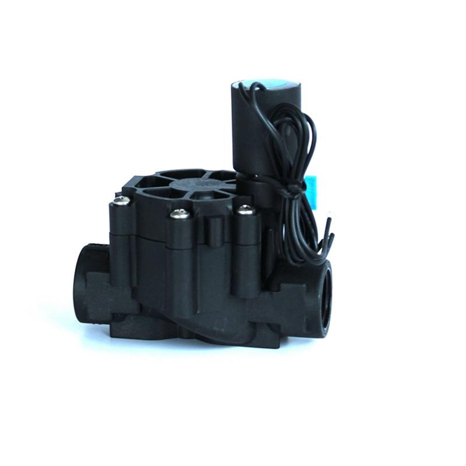 Válvula Solenoide for riego de 1/2 ", 3/4", 1 Pulgada, válvulas solenoides de 12V/24VAC, válvula solenoide for riego de jardín, Agricultura y paisajismo(12vdc-Normally Closed,1 Inch)