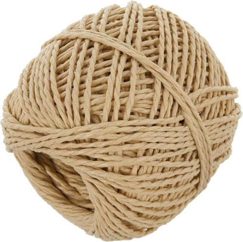 Herlitz 8859605 Bindfaden 100m, 45kg/ 20kg, Farbe braun