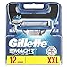 Gillette Mach3 Turbo Lame per Rasoio per gli uomini, 1er Pack (1 X 12 pezzi)