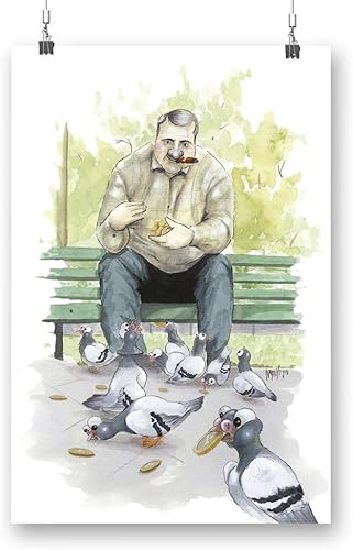 Smartprints Feeding Money Poster - Hamit Gis Designs