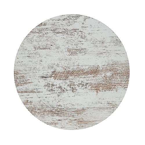 Woodland-Inspired Faux Wood Charger Plate (Set of 4)