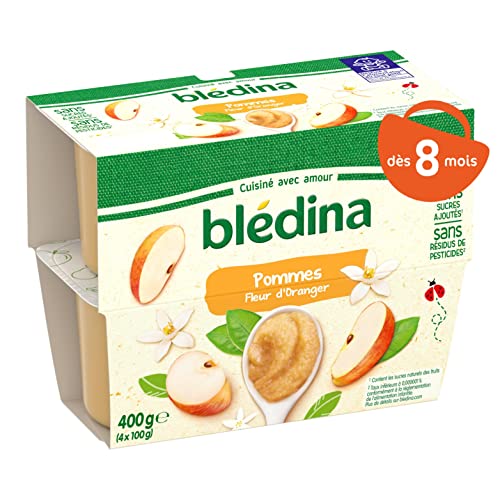 Blédina - Coupelles Pommes Fleur d'Oranger