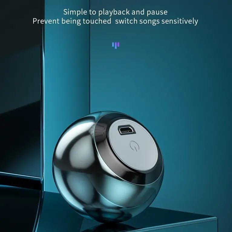Image of Round Mini Speaker Boost 4 Colourful Wireless Bluetooth Speaker, Mini Electroplating Round Steel, Random Colour (Pack of 1)