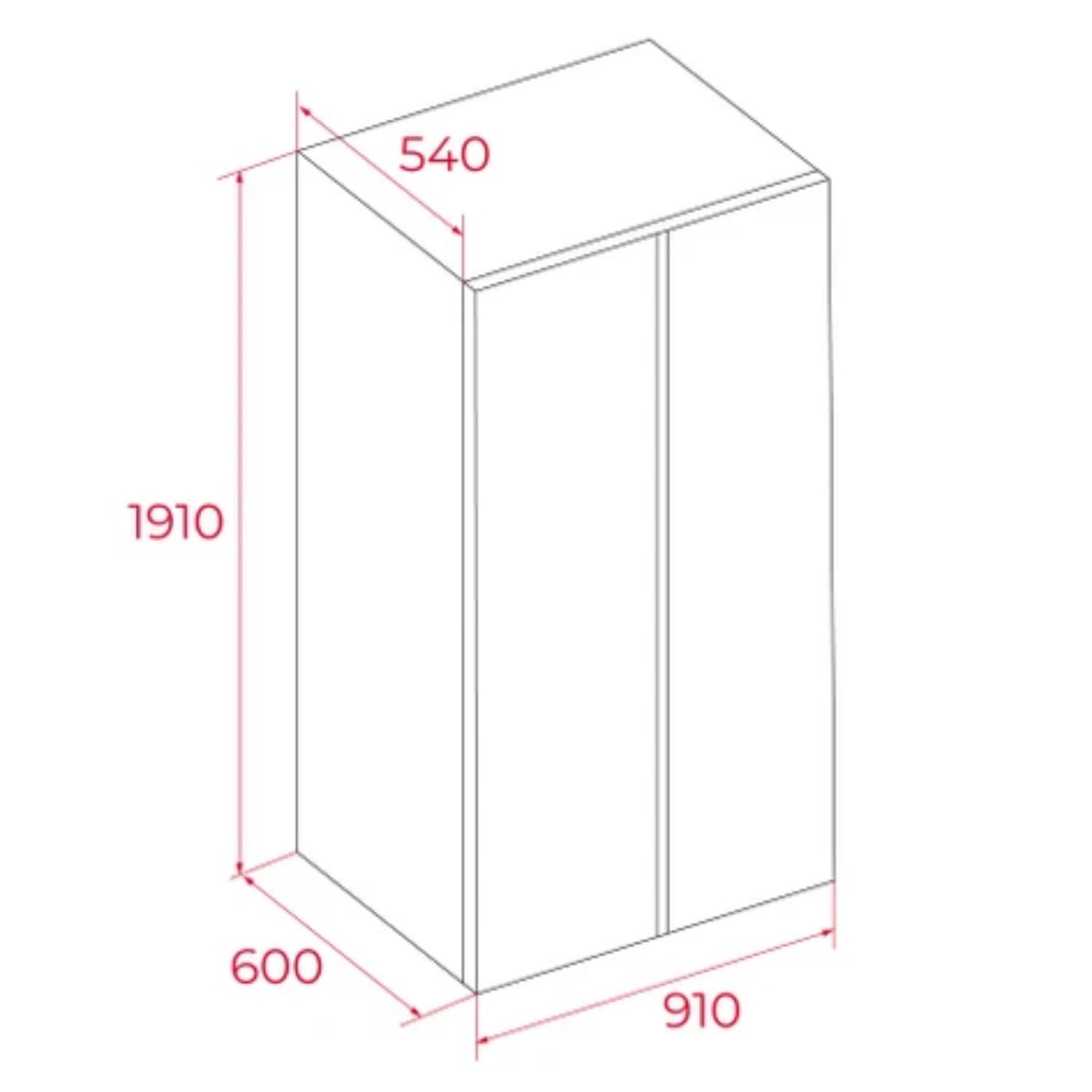 Teka Frigorífico Side By Side Slot-In, Color Stone Grey, Zona Antiox, 570 l