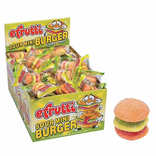 golosinas ácido mini hamburguesa 120 unidades miniatura 1