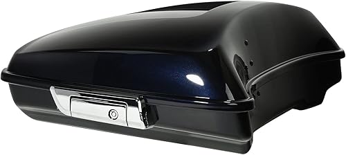 Miniatura 17 de TCMT Caja de maletero de motocicleta Razor de 5.5 pulgadas con llave de pestillo compatible con Harley 2014-2025 Touring CVO Road King Road Glide