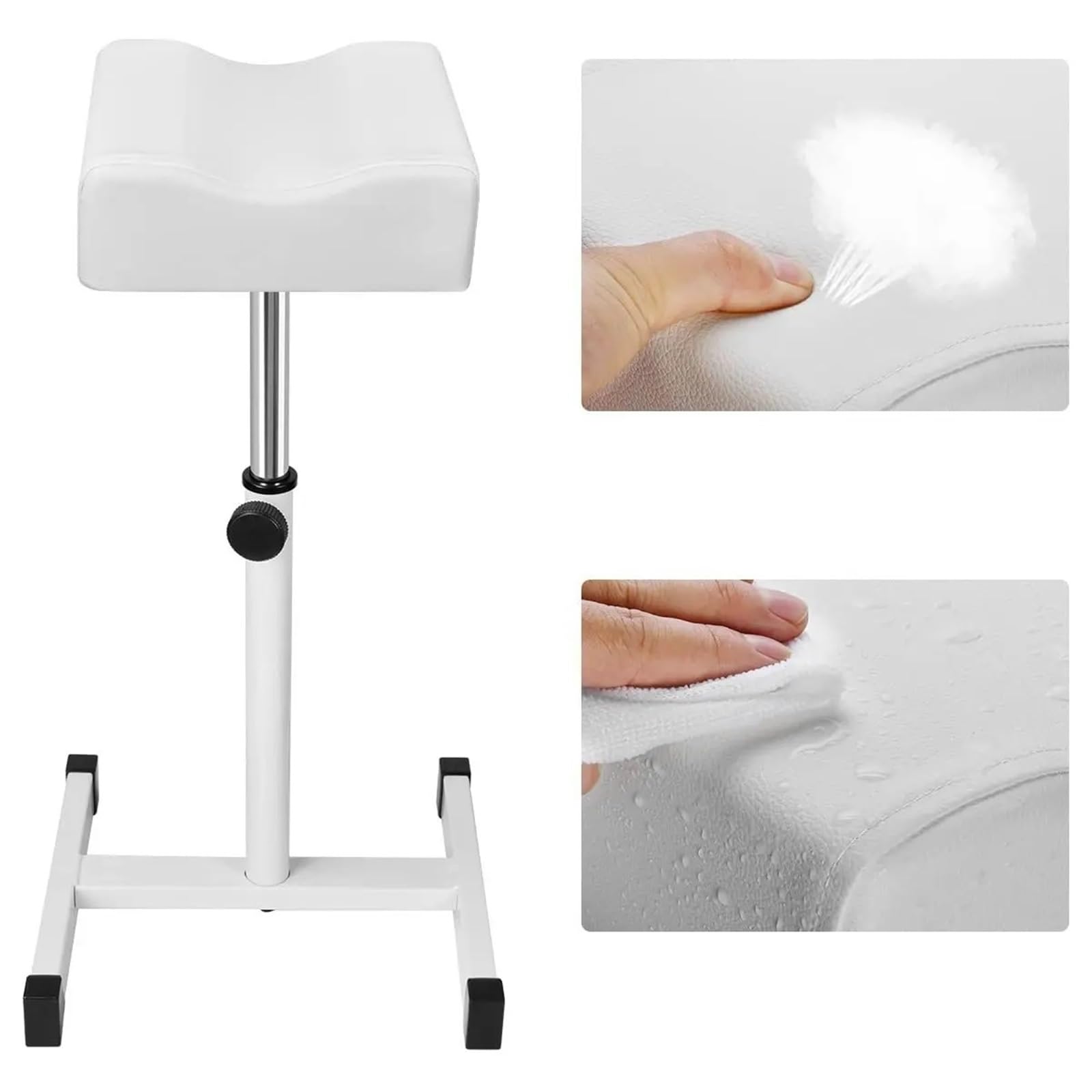 Repose-pieds pour pédicure Manucure chaise ascenseur pédicure Support manucure repose-pieds repose-jambes for équipement d'ongle beauté tabouret(Black)