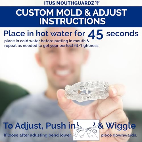 silentzpro 20 - usa designed anti snore mouthpiece 3 sizes - fully adjustable anti snore mouth guard - professional patented anti snore device - brand itus mouthguardz medium