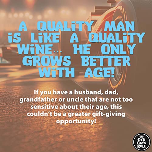 Image of OLD GUYS RULE Dad Hat, Baseball Cap for Men | Shelby Cobra - Aged to Perfection for Husband, Grandfather | Black